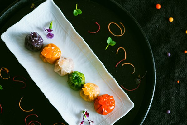 Rainbow Dumplings